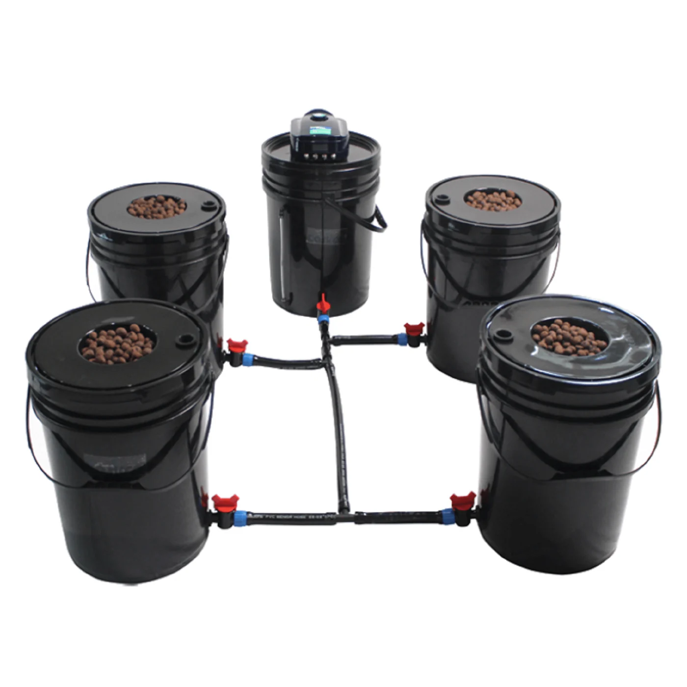 Grow1 Grow1 DWC 4-Bucket + Reservoir Complete Kit